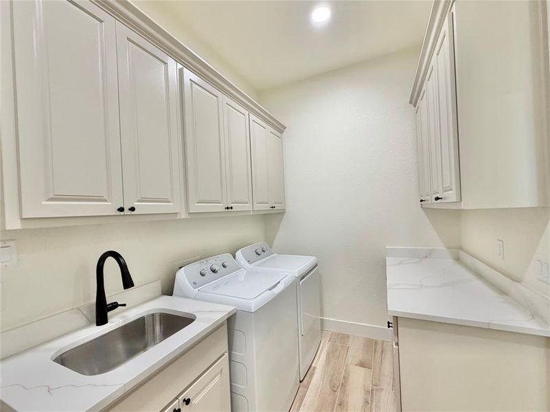Furnished interior view inside a new home in , Weatherford (Image 8).