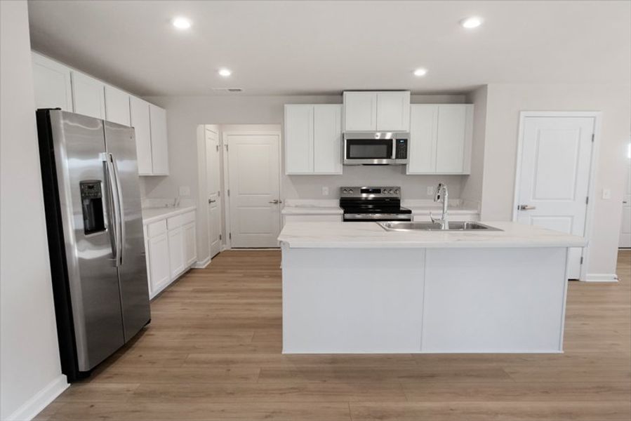Furnished interior view inside a new home in Everly 2-Story, Spartanburg (Image 6).