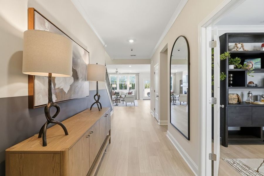 Representative furnished interior of a home built from the Essex by Taylor Morrison in Dreycott, Lawrenceville (Image 12).