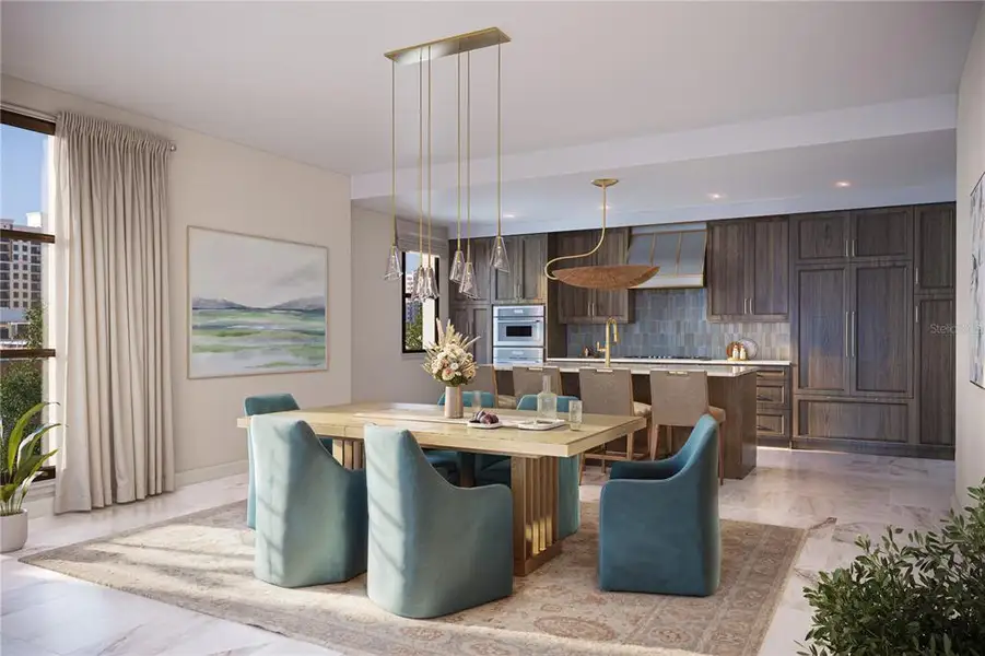 Furnished interior view inside a new home in , St. Petersburg (Image 6).