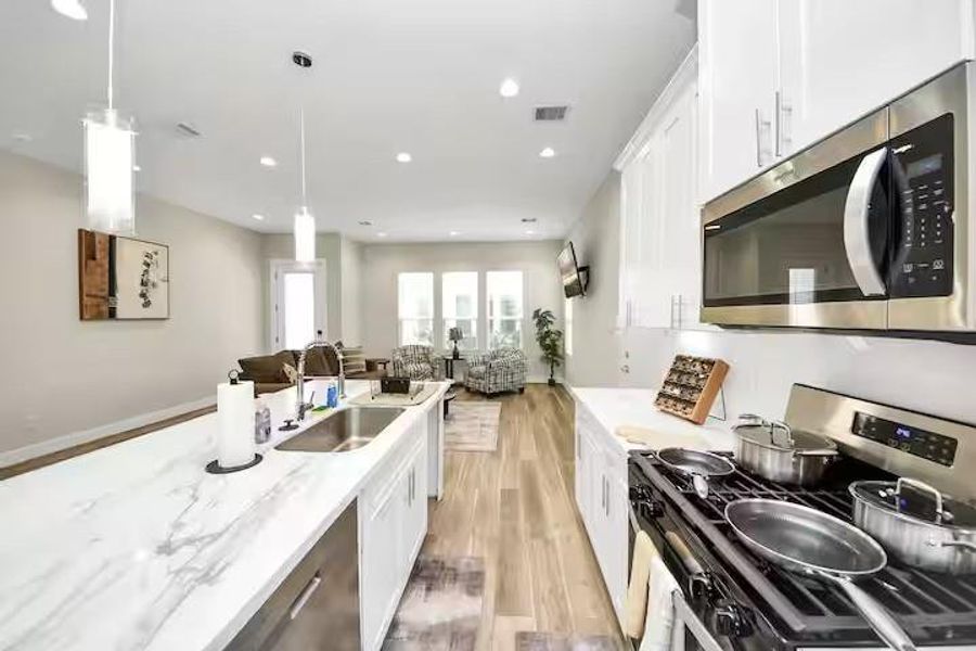 Furnished interior view inside a new home in , Houston (Image 7).