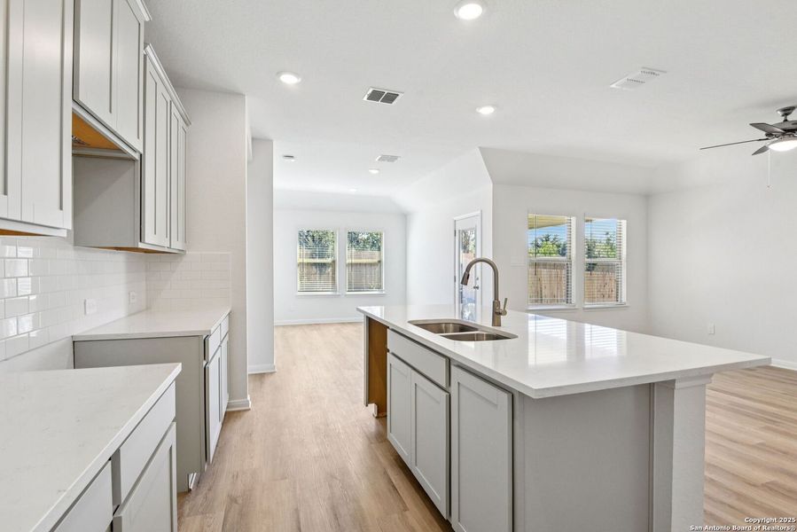 Furnished interior view inside a new home in Royal Crest, San Antonio (Image 14). Furnished interior view inside a new home in Royal Crest, San Antonio (Image 14).