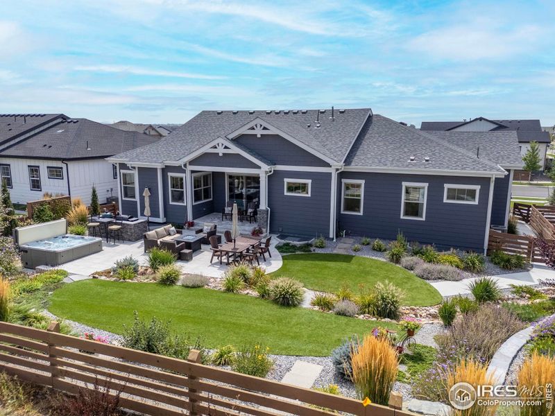 Front exterior of a new home in , Erie, CO, highlighting curb appeal (Image 19).