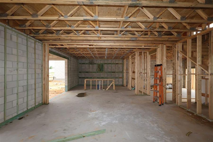 In-progress construction of a new home in Lake Star at Ovation, Winter Garden, FL (Image 11).