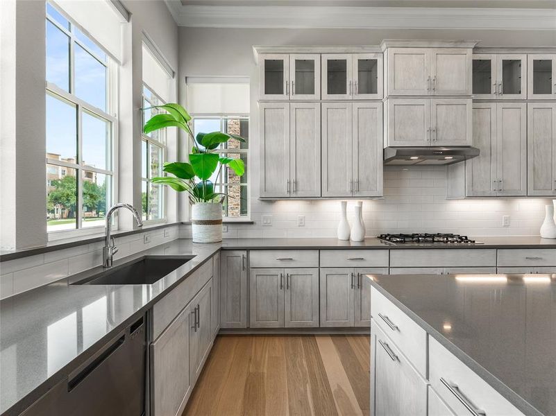 Furnished interior view inside a new home in , Irving (Image 30).
