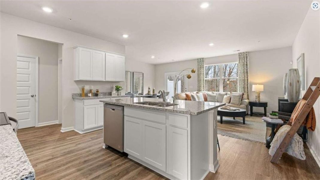 Furnished interior view inside a new home in Echo Glen, Stockbridge (Image 2).