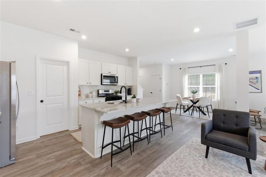 Furnished interior view inside a new home in Park Center Pointe, Mableton (Image 11).