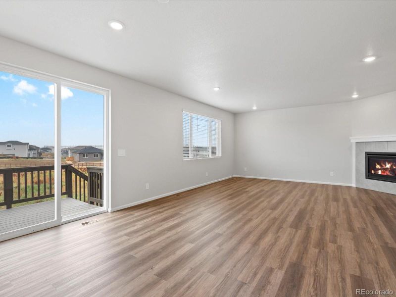Spacious, unfurnished interior of a new home in Buffalo Highlands: The Canyon Collection, Commerce City (Image 16). Spacious, unfurnished interior of a new home in Buffalo Highlands: The Canyon Collection, Commerce City (Image 16).