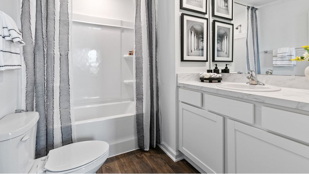 Representative furnished interior of a home built from the Osmond by D.R. Horton in Cordera Townhomes Express, St. Augustine (Image 24). Representative furnished interior of a home built from the Osmond by D.R. Horton in Cordera Townhomes Express, St. Augustine (Image 24).