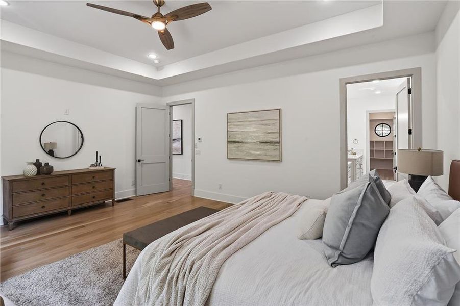 Furnished interior view inside a new home in , Roswell (Image 31).