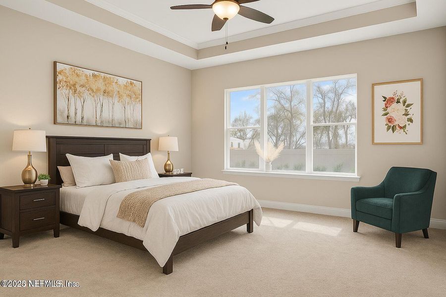 Furnished interior view inside a new home in Tamaya, Jacksonville (Image 3).