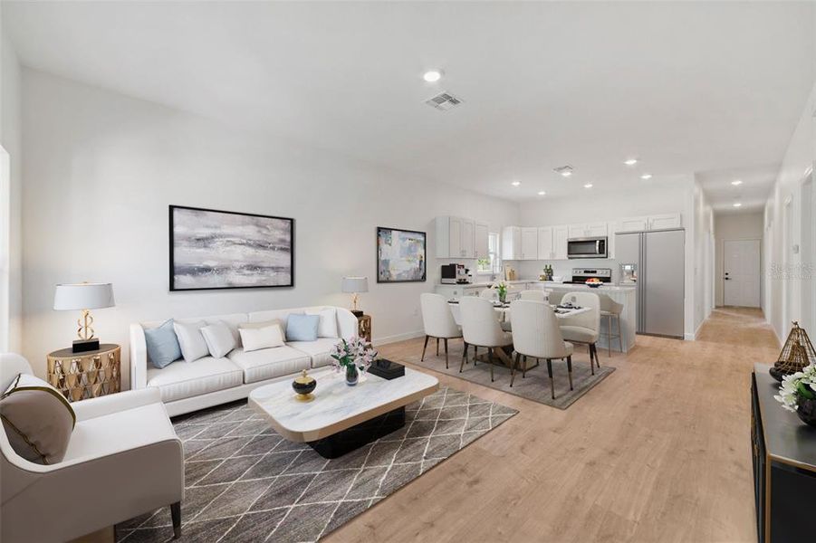 Furnished interior view inside a new home in , Titusville (Image 6).