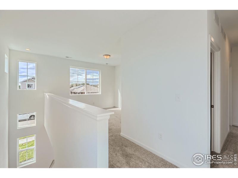 Second floor loft area *Photo not of exact home, but same floorplan*