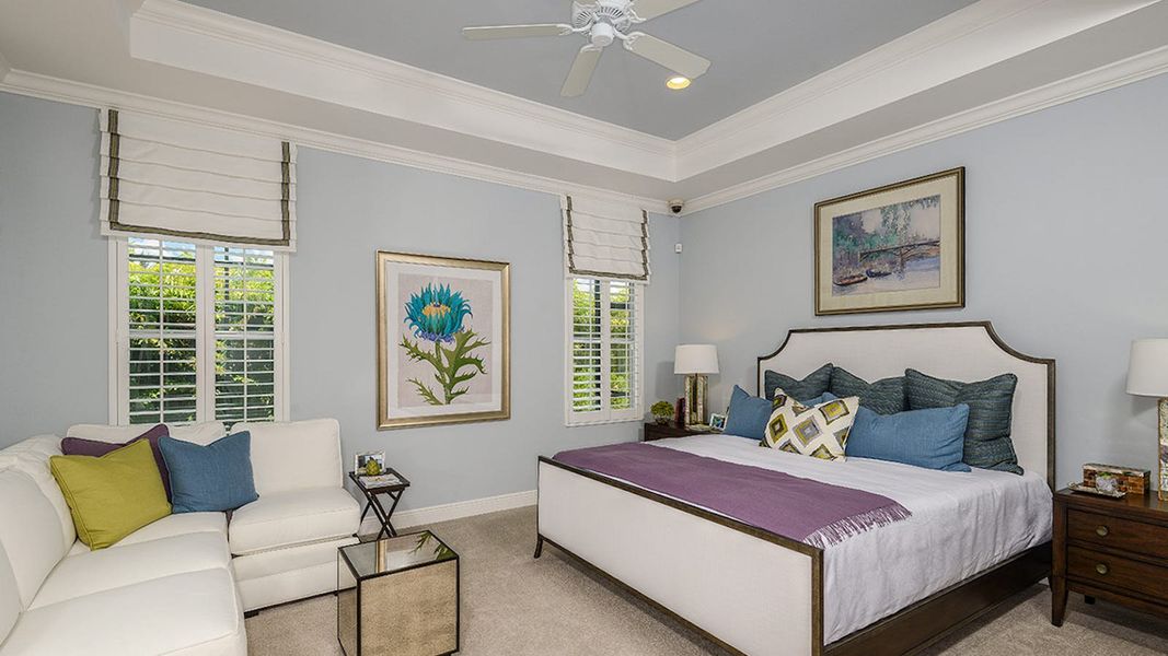 Furnished interior view inside a new home in SkySail Real Estate and Homes for Sale in Naples, FL - Neal Communities, Naples (Image 11).