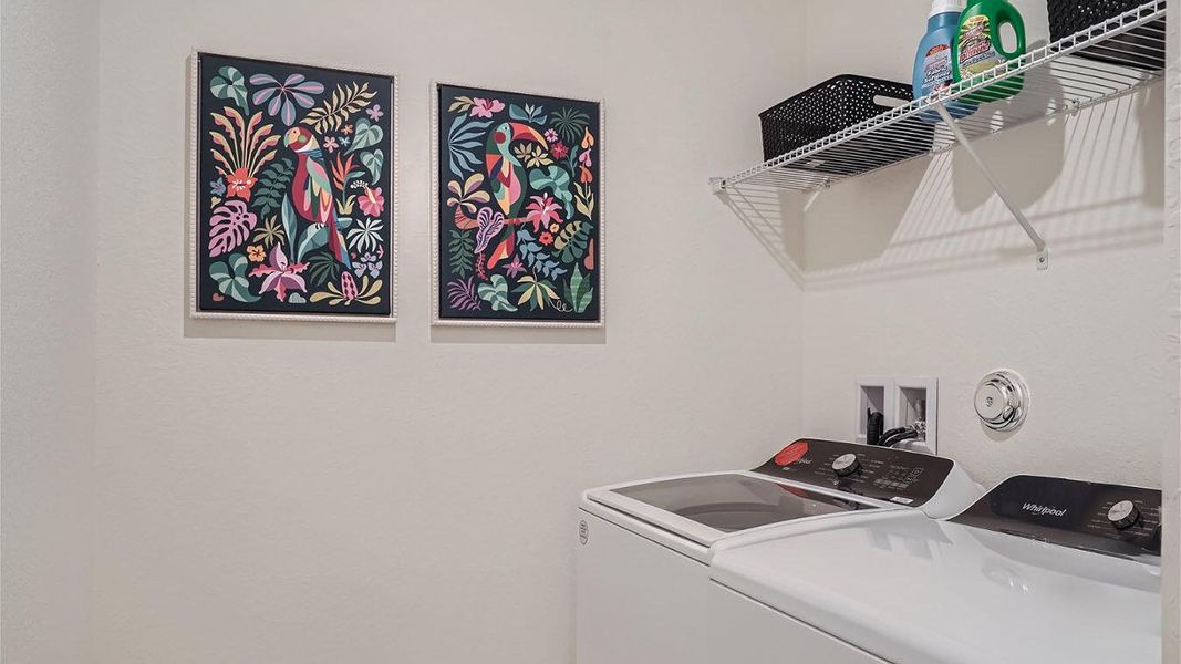 Galen Model laundry room