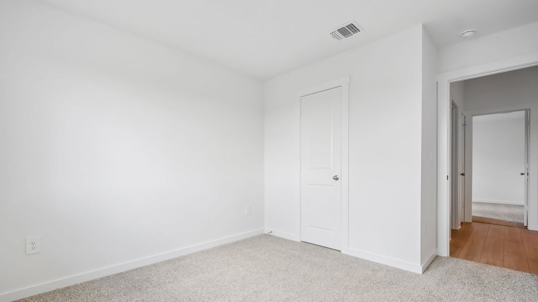 Spacious, unfurnished interior of a new home in Trails at Wildhorse, Austin (Image 33).