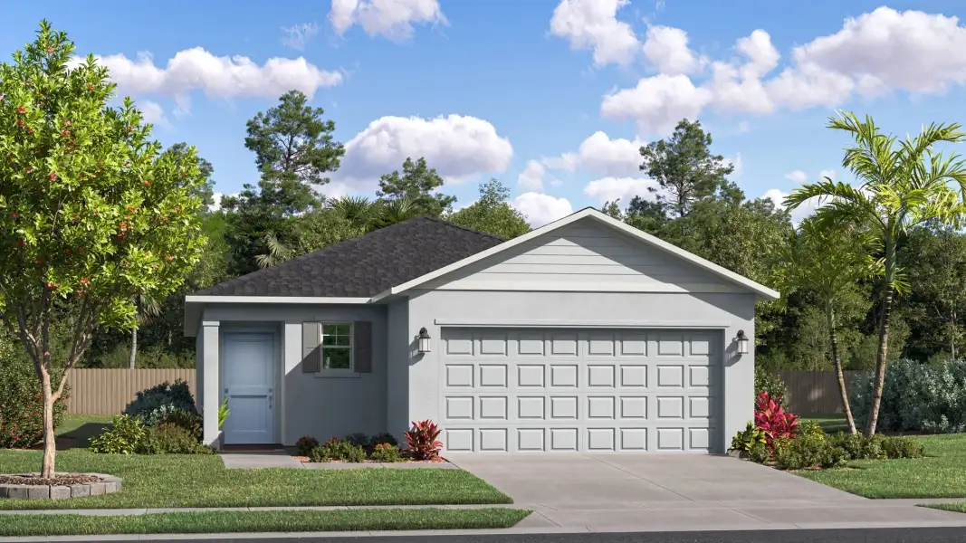 Exterior B with landscaping Exterior B with landscaping