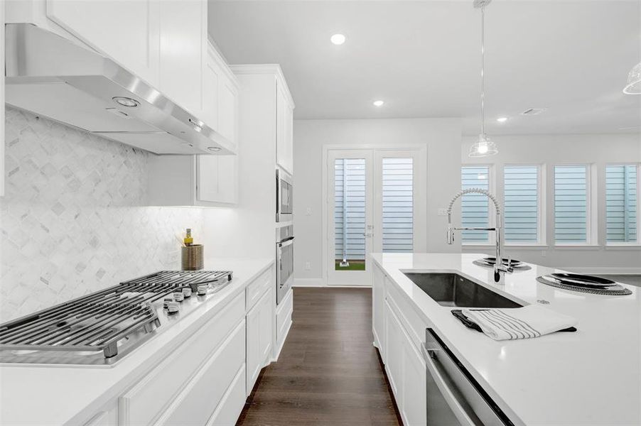Furnished interior view inside a new home in The Retreat at Harvest, Argyle (Image 9).
