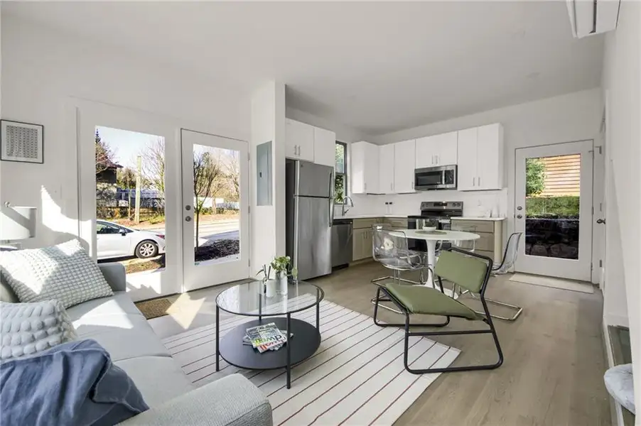 Furnished interior view inside a new home in , Atlanta (Image 12).