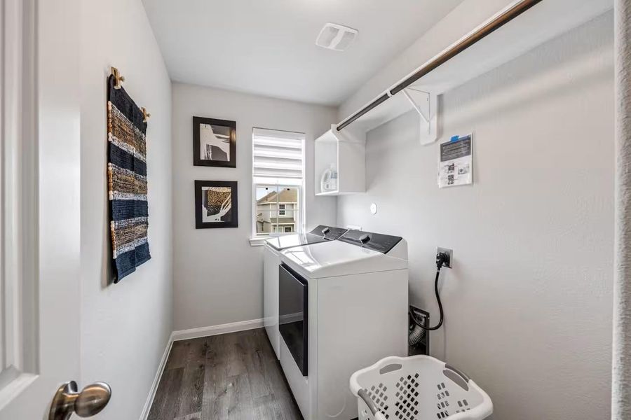 Furnished interior view inside a new home in Imperial Heights, Houston (Image 26). Furnished interior view inside a new home in Imperial Heights, Houston (Image 26).