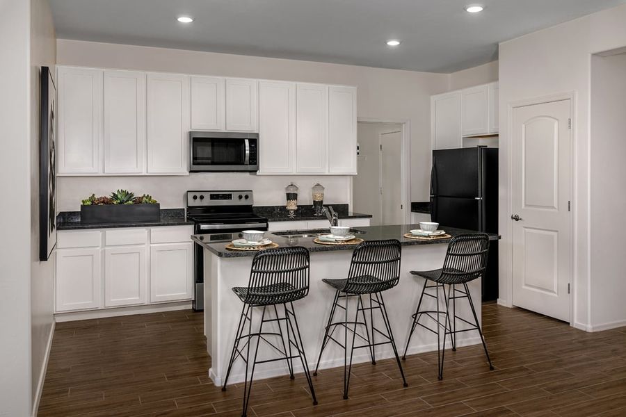 Representative furnished interior of a home built from the Plan 1584 by KB Home in Mirador Point, Tucson (Image 4).