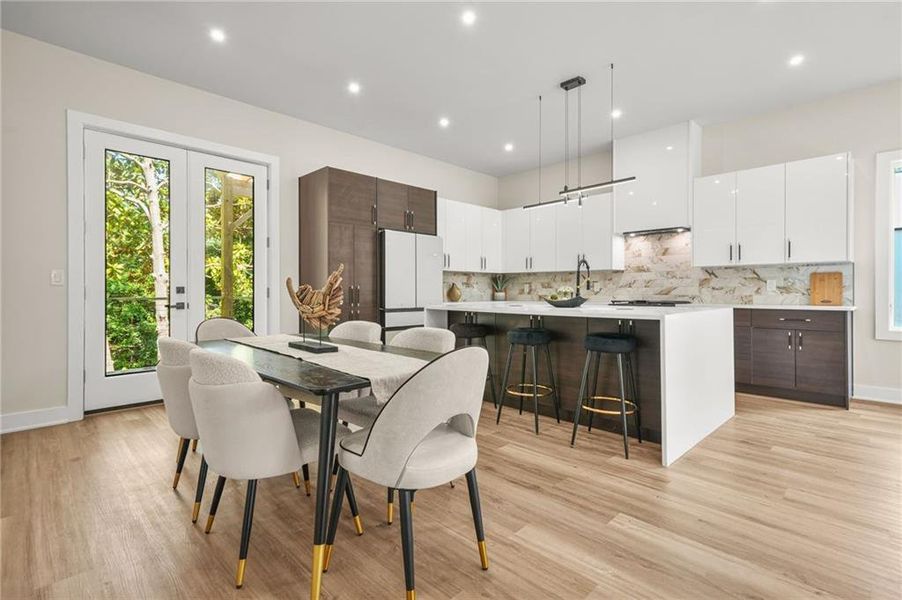 Furnished interior view inside a new home in , Atlanta (Image 7).