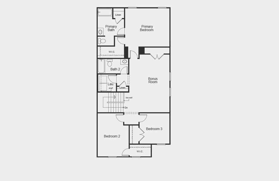 2D floor plan layout for the 2086 by KB Home in Nagel Crossing, San Antonio, TX (Image 3). 2D floor plan layout for the 2086 by KB Home in Nagel Crossing, San Antonio, TX (Image 3).