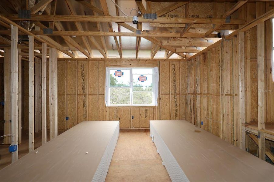 In-progress construction of a new home in Hawk's Overlook, Oviedo, FL (Image 6).