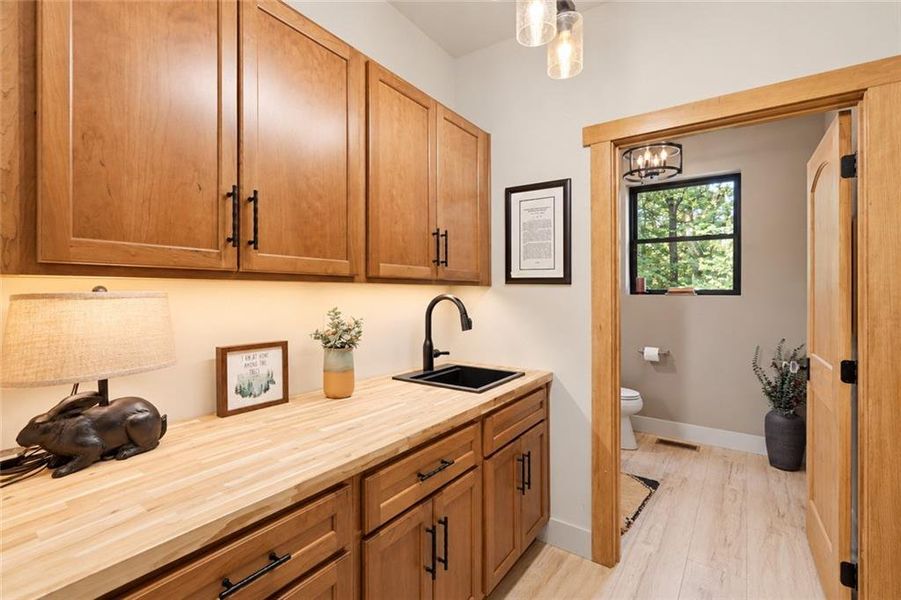 Furnished interior view inside a new home in , Ellijay (Image 42).