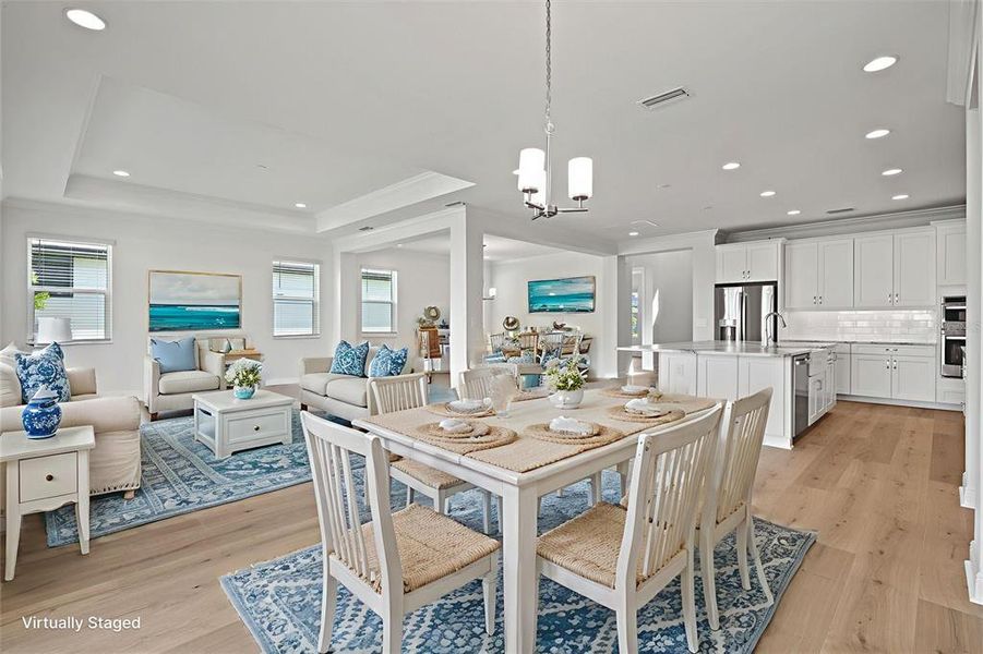 Furnished interior view inside a new home in Cassata Lakes, Nokomis (Image 32). Furnished interior view inside a new home in Cassata Lakes, Nokomis (Image 32).