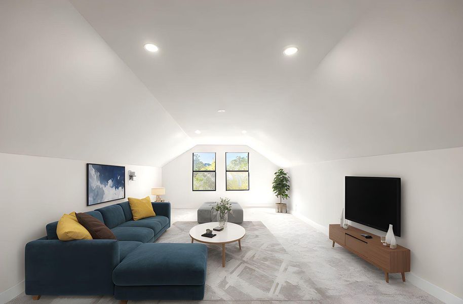 Furnished interior view inside a new home in , Loxahatchee (Image 6).