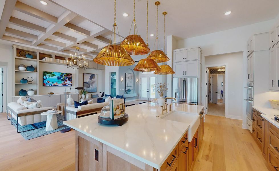 Furnished interior view inside a new home in Palmera, Venice (Image 9).