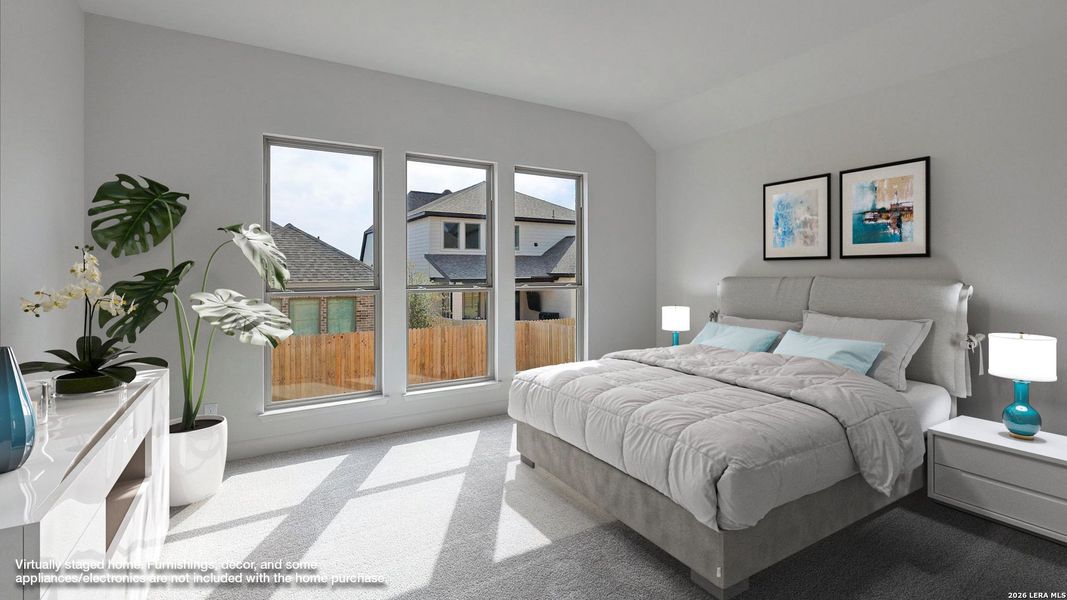 Furnished interior view inside a new home in Arcadia Ridge, San Antonio (Image 12).