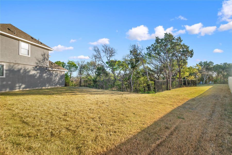 Exterior details and patio area of a home in Bryson, Leander (Image 21). Exterior details and patio area of a home in Bryson, Leander (Image 21).