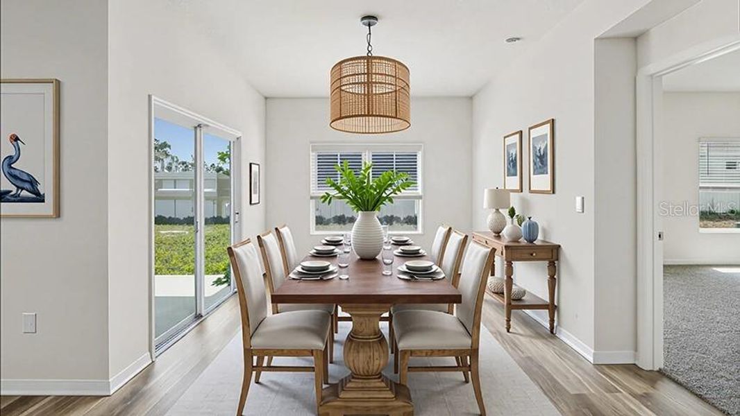 Furnished interior view inside a new home in Avalon Woods, Newberry (Image 10).