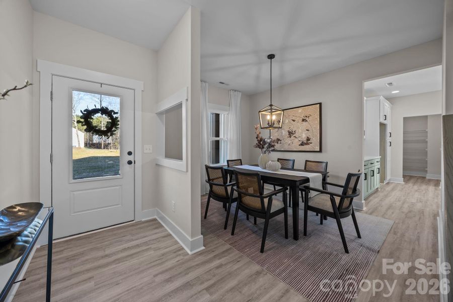 Furnished interior view inside a new home in , Gastonia (Image 29).