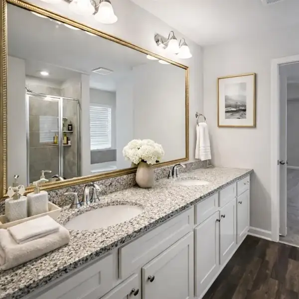 Furnished interior view inside a new home in The Hills at Cedar Creek, Winder (Image 17).