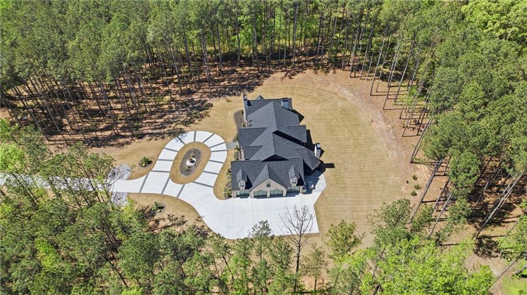 Front exterior of a new home in , Tyrone, GA, highlighting curb appeal (Image 32).