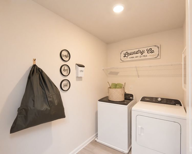 Every home comes complete with a washer or dryer. Every home comes complete with a washer or dryer.