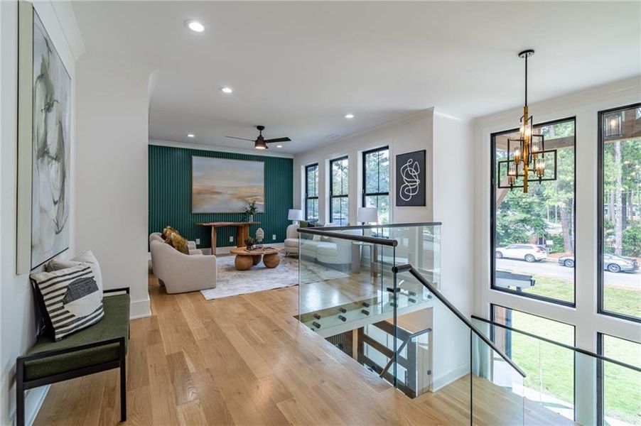 Furnished interior view inside a new home in , Brookhaven (Image 16).
