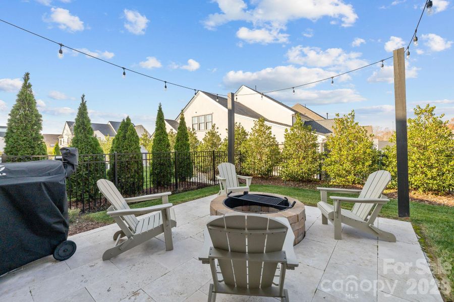 Spacious Back Patio - Perfect for Gathering Under the Stars