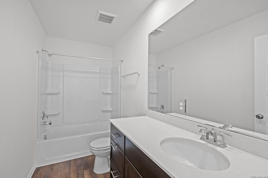 Furnished interior view inside a new home in Davis Ranch, San Antonio (Image 10).