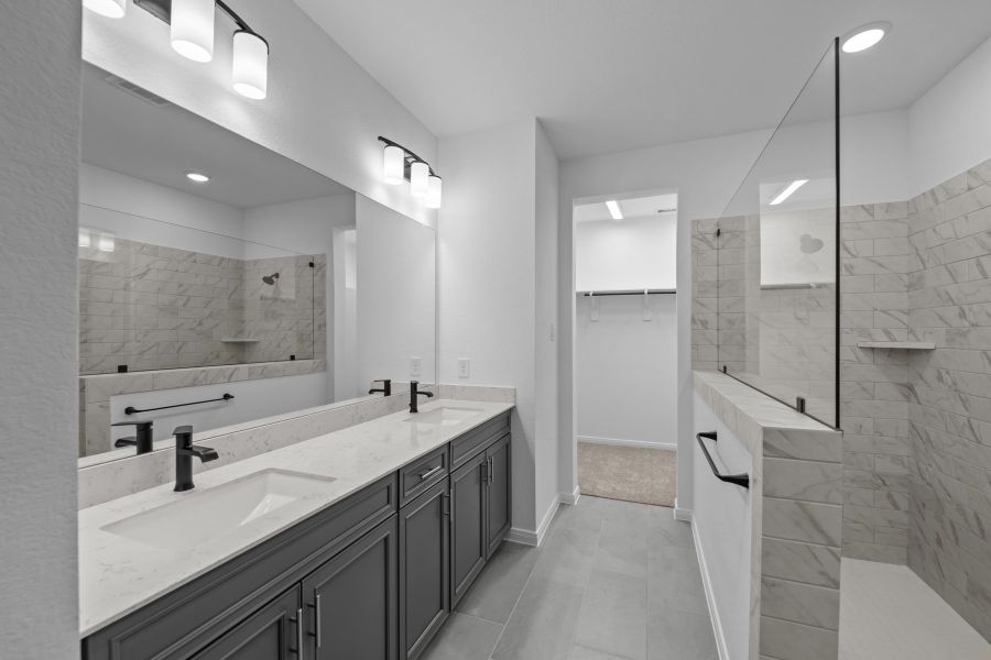 Representative furnished interior of a home built from the The Holly by David Weekley Homes in Austin Point, Richmond (Image 6). Representative furnished interior of a home built from the The Holly by David Weekley Homes in Austin Point, Richmond (Image 6).