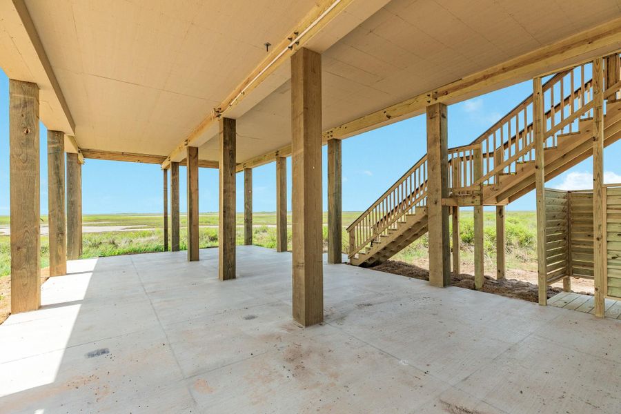 Exterior details and patio area of a home in , Surfside Beach (Image 21). Exterior details and patio area of a home in , Surfside Beach (Image 21).