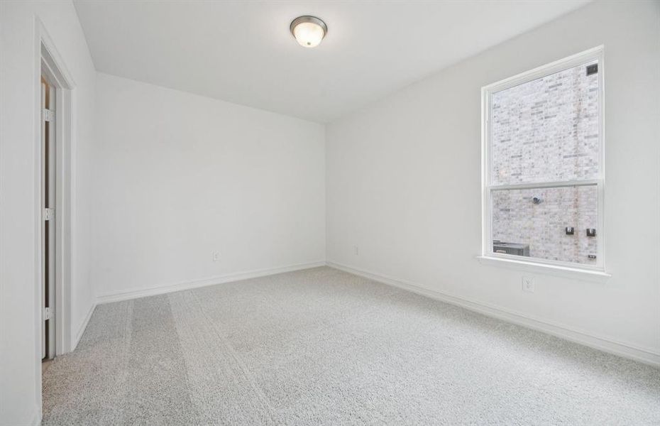 Secondary bedroom designed for comfort and convenience Secondary bedroom designed for comfort and convenience