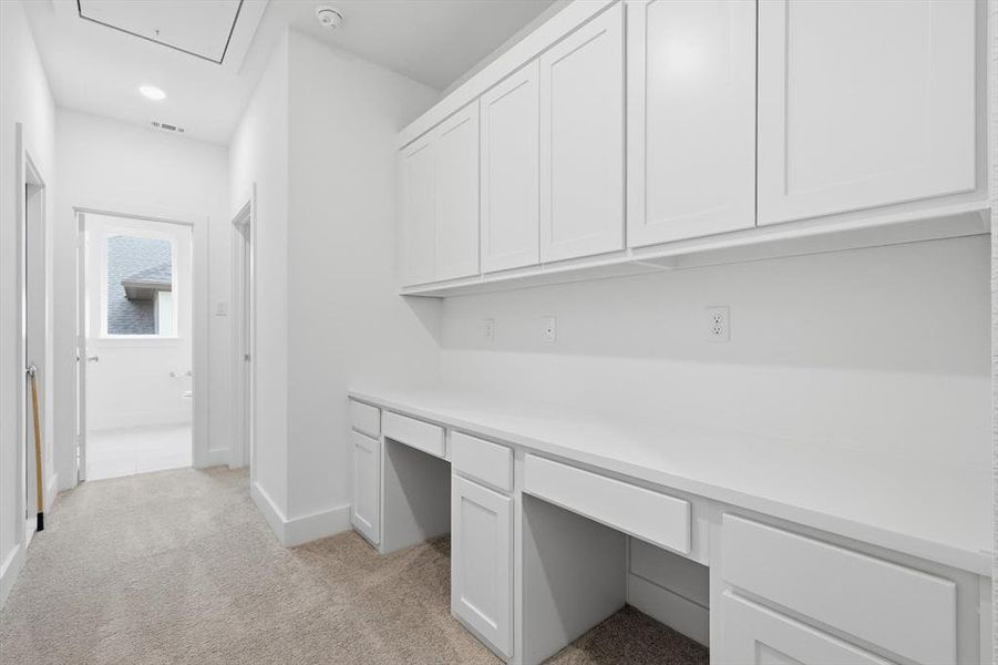 Furnished interior view inside a new home in Windsong Ranch 61' Series, Prosper (Image 14).