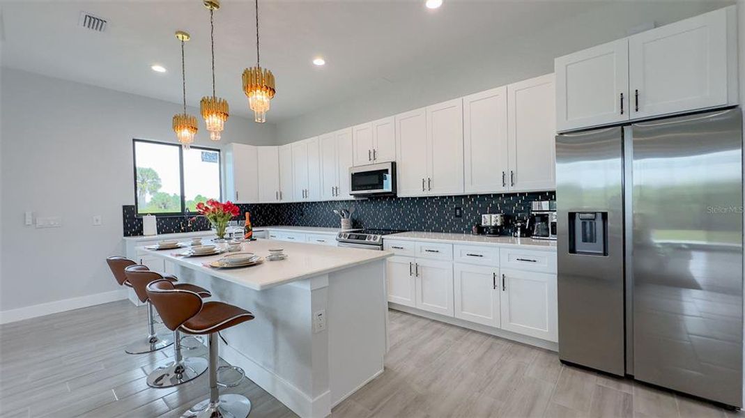 Furnished interior view inside a new home in , Rotonda West (Image 11).