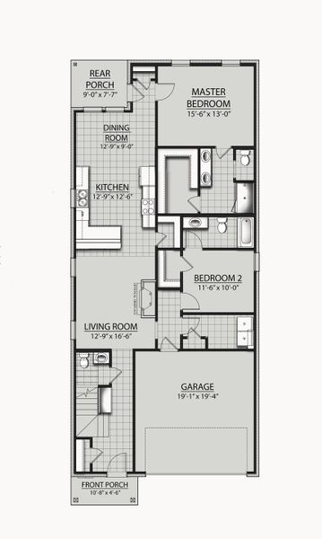 2D floor plan layout for the Beacon II I by DSLD Homes in Two Step Farm, Montgomery, TX (Image 3). 2D floor plan layout for the Beacon II I by DSLD Homes in Two Step Farm, Montgomery, TX (Image 3).