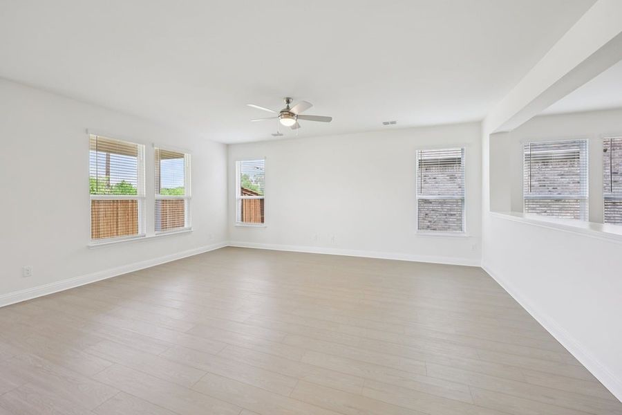 Spacious, unfurnished interior of a new home in The Preserve Estates, Justin (Image 12). Spacious, unfurnished interior of a new home in The Preserve Estates, Justin (Image 12).