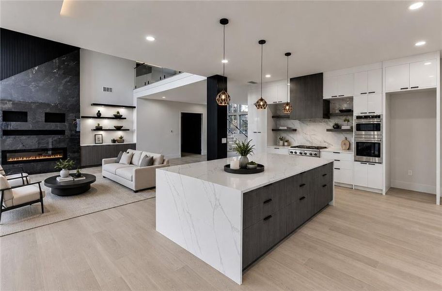 Furnished interior view inside a new home in , Buford (Image 43).